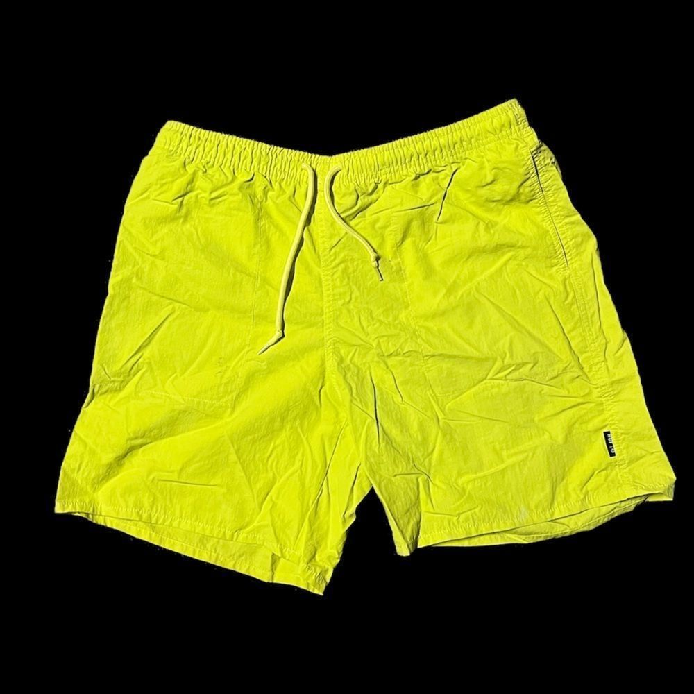 HUF DWR Fuck It Easy Short (Hot Lime)
